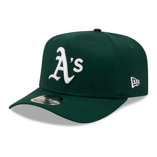 Casquette Snapback 9FIFTY MLB Team Stretch Oakland Athletics vert foncé NEW ERA
