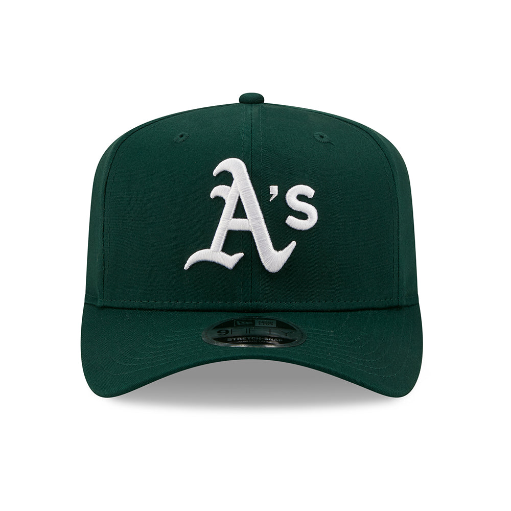 Casquette Snapback 9FIFTY MLB Team Stretch Oakland Athletics vert foncé NEW ERA