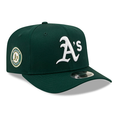 Casquette Snapback 9FIFTY MLB Team Stretch Oakland Athletics vert foncé NEW ERA