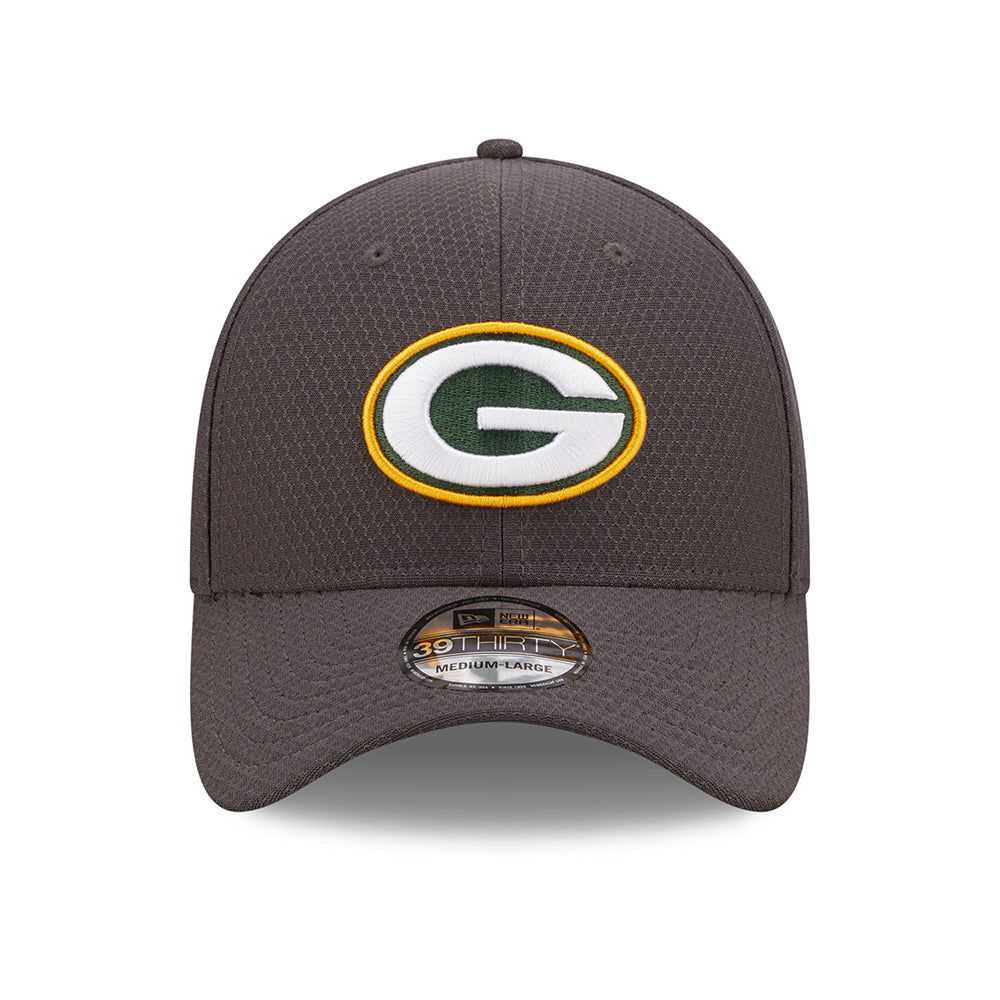 Casquette 39THIRTY NFL Hex Tech Green Bay Packers gris NEW ERA