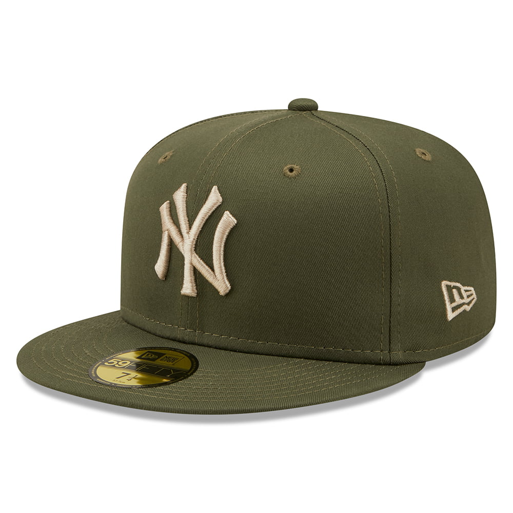 Casquette 59FIFTY MLB League Essential New York Yankees olive-pierre NEW ERA