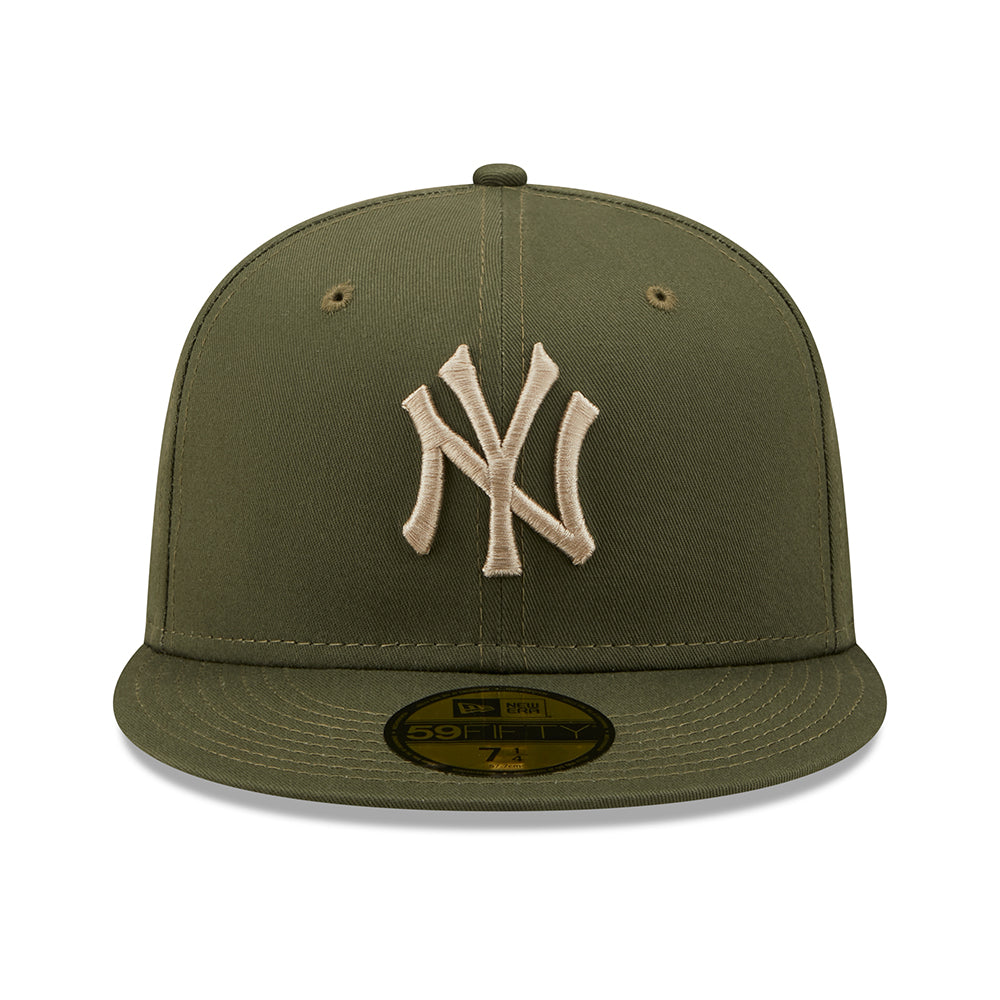 Casquette 59FIFTY MLB League Essential New York Yankees olive-pierre NEW ERA