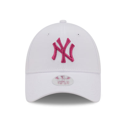 Casquette Femme 9FORTY MLB League Essential New York Yankees blanc-rose NEW ERA