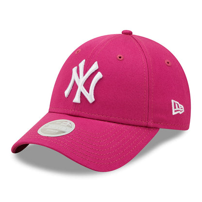 Casquette Femme 9FORTY MLB League Essential New York Yankees rose-blanc NEW ERA