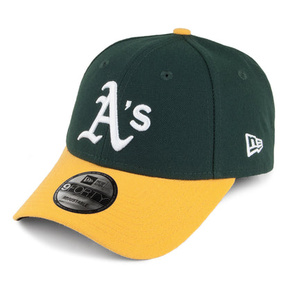Casquette 9FORTY MLB The League Oakland Athletics vert-jaune NEW ERA