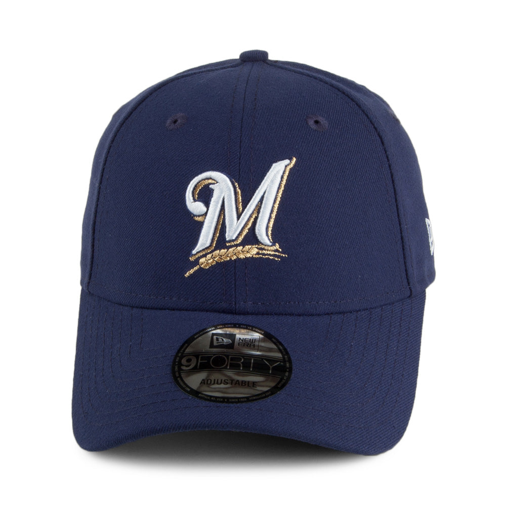 Casquette 9FORTY League Milwaukee Brewers bleu marine NEW ERA