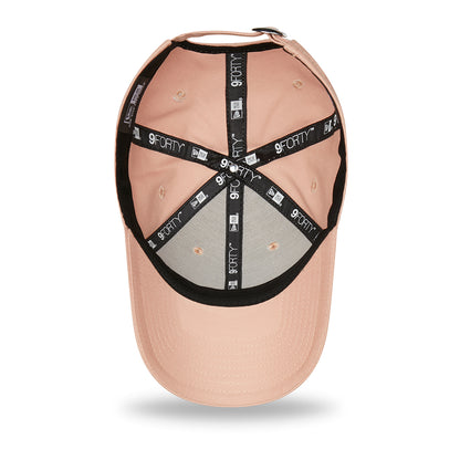 Casquette Femme 9FORTY MLB Metallic Logo L.A. Dodgers rose clair-argenté NEW ERA