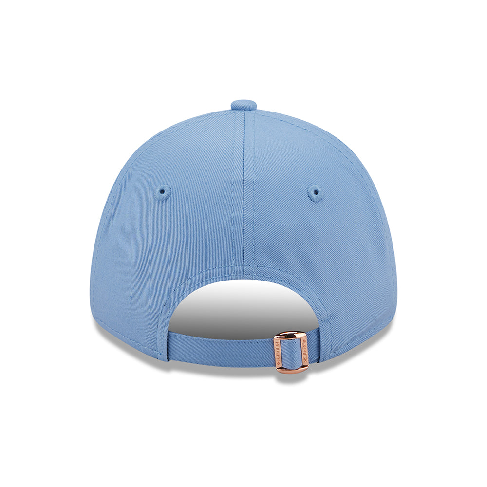Casquette Femme 9FORTY MLB Metallic Logo New York Yankees bleu clair-cuivre NEW ERA