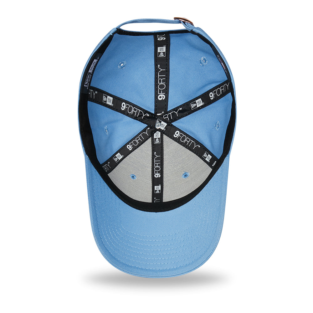 Casquette Femme 9FORTY MLB Metallic Logo New York Yankees bleu clair-cuivre NEW ERA