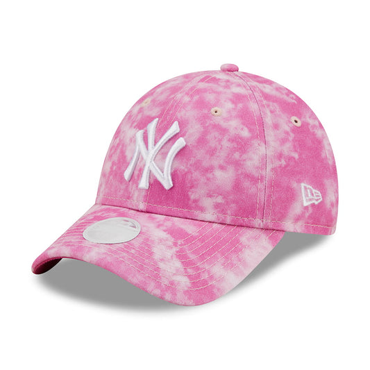 Casquette Femme 9FORTY MLB Tie Dye New York Yankees rose-blanc NEW ERA