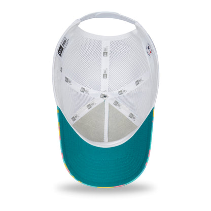 Casquette Trucker MLB Camo Pack A-Frame New York Yankees turquoise-blanc NEW ERA
