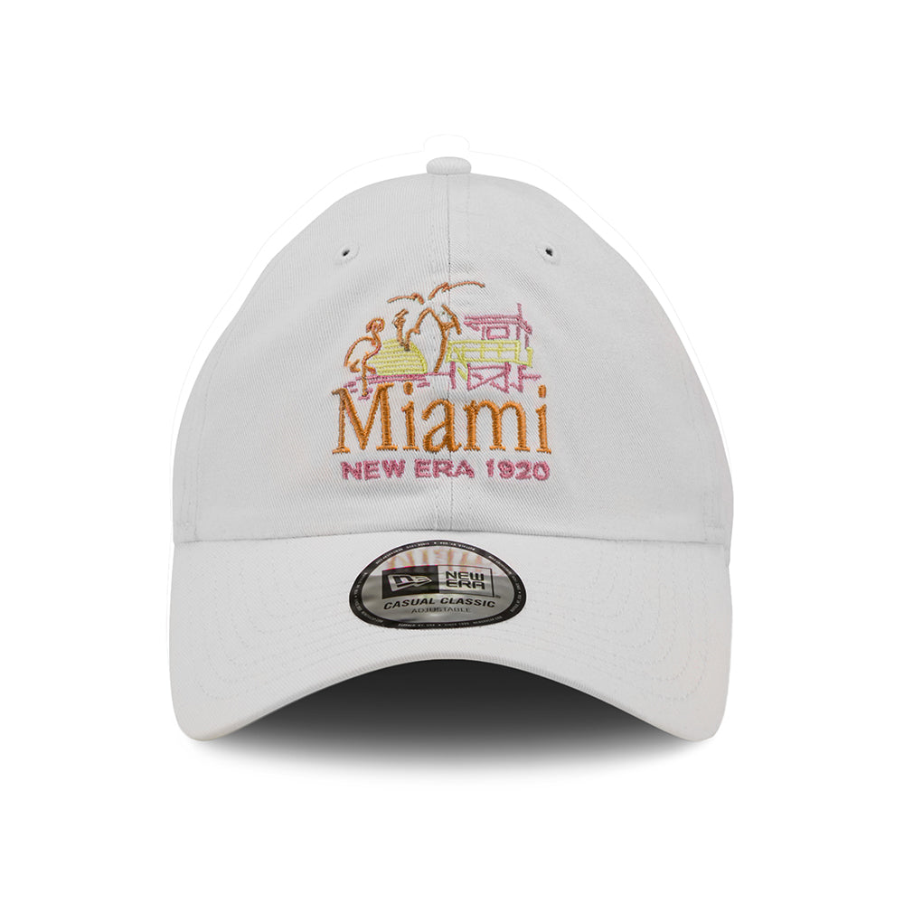 Casquette 9TWENTY Script Casual Classic Miami blanc NEW ERA