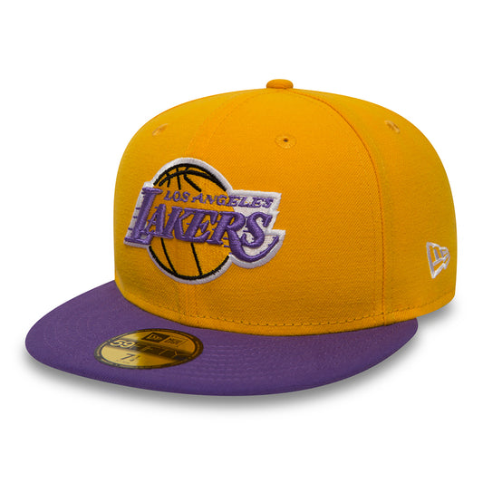 Casquette 59FIFTY NBA Essential L.A. Lakers jaune-violet NEW ERA