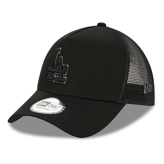 Casquette Trucker 9FORTY MLB Black On Black A-Frame L.A. Dodgers noir NEW ERA