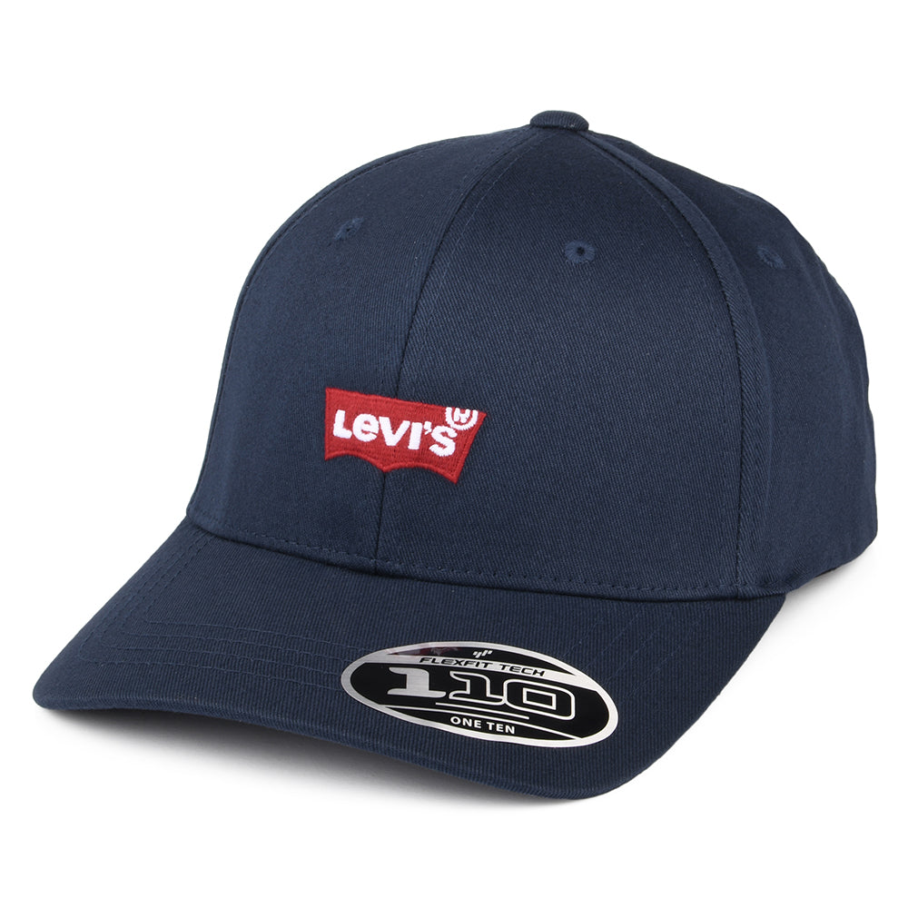 Casquette avec Étiquette Vierge Flexfit Mid Batwing bleu marine LEVI'S