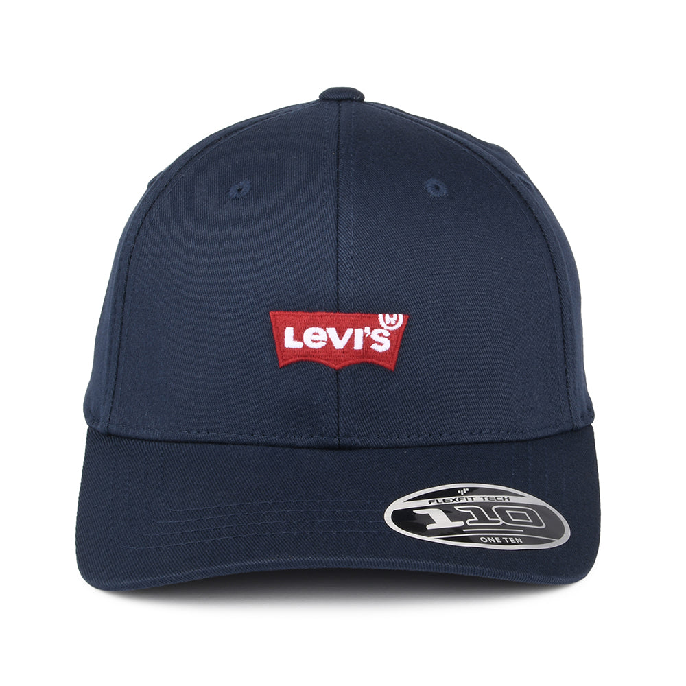 Casquette avec Étiquette Vierge Flexfit Mid Batwing bleu marine LEVI'S