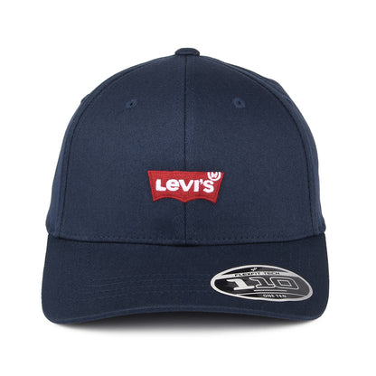 Casquette avec Étiquette Vierge Flexfit Mid Batwing bleu marine LEVI'S