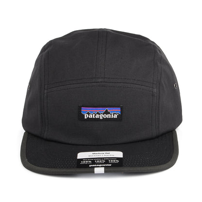 Casquette 5 Panel en Coton Bio Maclure noir PATAGONIA