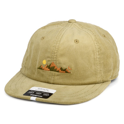 Casquette Snapback en Velours Côtelé Spirited Seasons Skyline khaki PATAGONIA