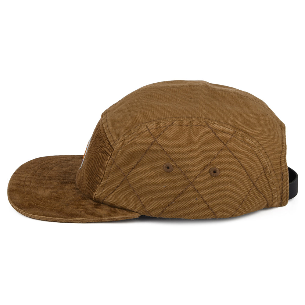Casquette 5 Panel en Coton Bio Kirby marron CARHARTT WIP