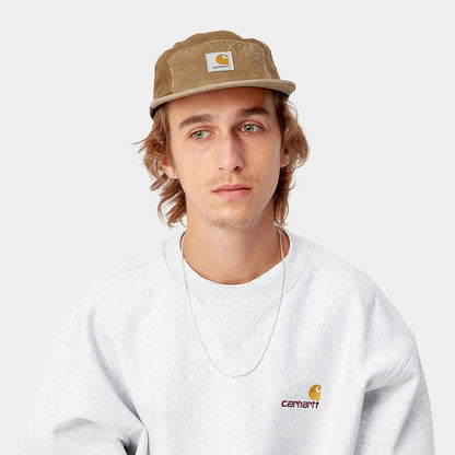 Casquette 5 Panel en Coton Bio Kirby marron CARHARTT WIP