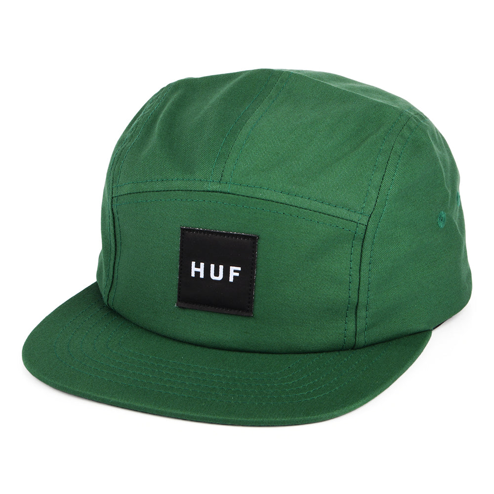 Casquette 5 Panel Essentials Box Logo forêt HUF