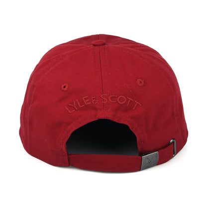 Casquette Vintage rouge profond LYLE & SCOTT