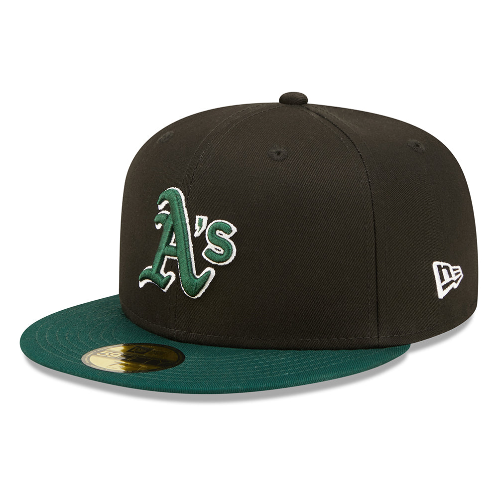 Casquette 59FIFTY MLB World Series Oakland Athletics noir-vert NEW ERA