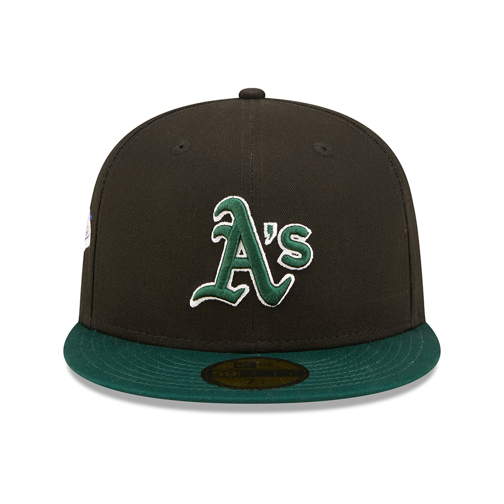 Casquette 59FIFTY MLB World Series Oakland Athletics noir-vert NEW ERA
