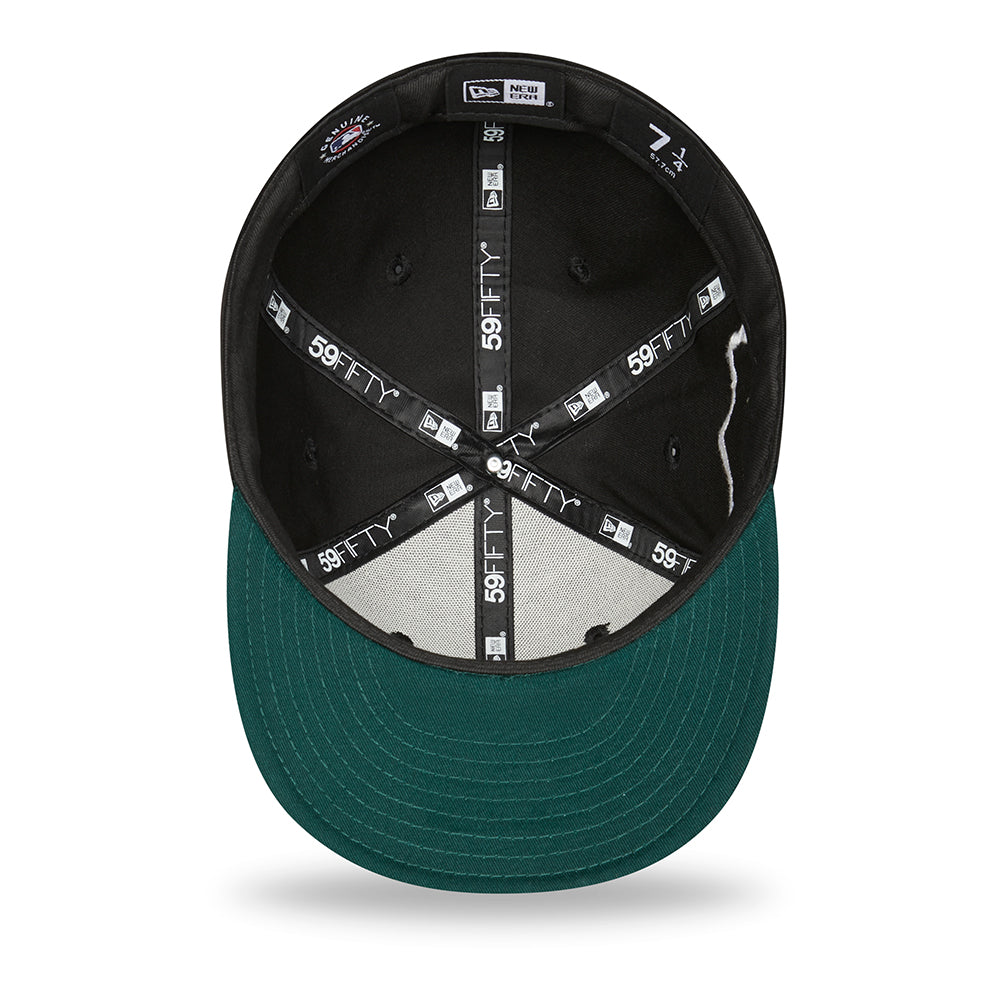 Casquette 59FIFTY MLB World Series Oakland Athletics noir-vert NEW ERA