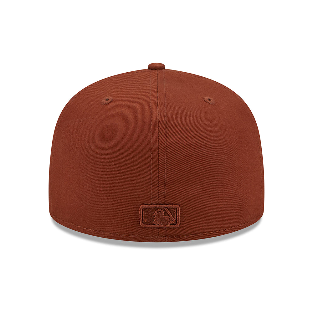 Casquette 59FIFTY MLB League Essential New York Yankees marron-noir NEW ERA