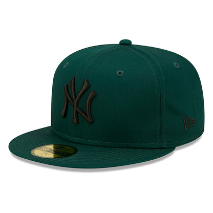Casquette 59FIFTY MLB League Essential New York Yankees vert foncé-noir NEW ERA