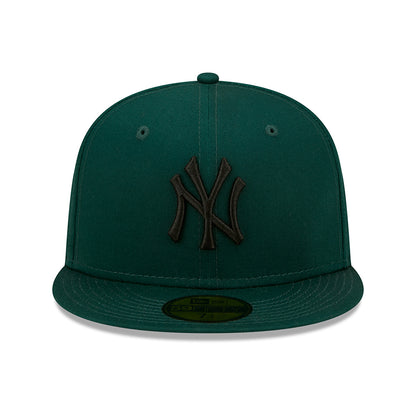 Casquette 59FIFTY MLB League Essential New York Yankees vert foncé-noir NEW ERA