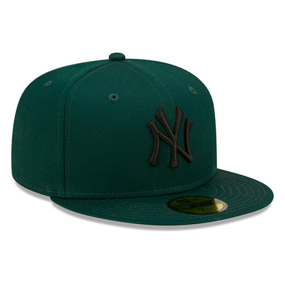 Casquette 59FIFTY MLB League Essential New York Yankees vert foncé-noir NEW ERA