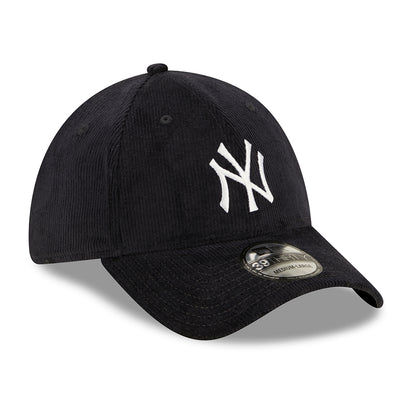 Casquette 39THIRTY MLB Cord New York Yankees bleu marine-blanc NEW ERA