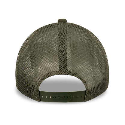 Casquette Trucker A-Frame 9FORTY Heritage Patch olive NEW ERA