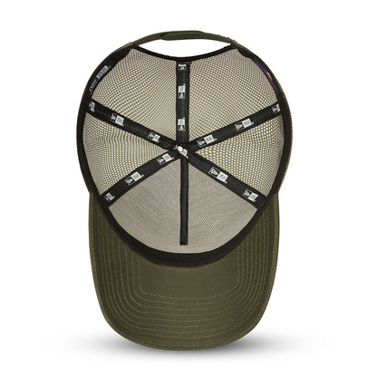 Casquette Trucker A-Frame 9FORTY Heritage Patch olive NEW ERA