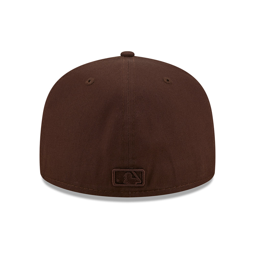 Casquette 59FIFTY MLB League Essential L.A. Dodgers marron NEW ERA