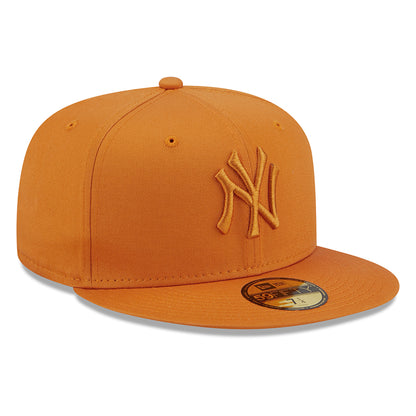 Casquette 59FIFTY MLB League Essential New York Yankees orange NEW ERA
