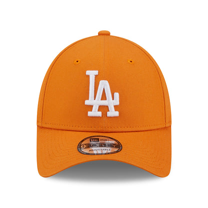 Casquette 9FORTY MLB League Essential L.A. Dodgers orange-blanc NEW ERA
