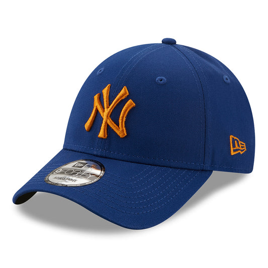 Casquette 9FORTY MLB League Essential New York Yankees bleu roi-orange NEW ERA