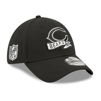 Casquette 39THIRTY NFL Sideline Chicago Bears noir-blanc NEW ERA