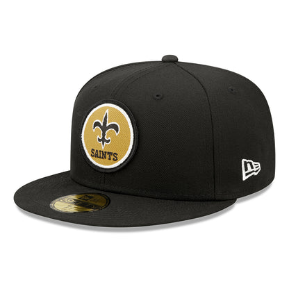 Casquette 59FIFTY NFL Sideline Historic New Orleans Saints noir NEW ERA