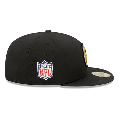 Casquette 59FIFTY NFL Sideline Historic New Orleans Saints noir NEW ERA