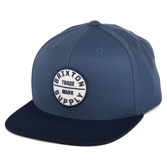 Casquette Snapback Oath III bleu marine délavé-bleu sarcelle BRIXTON