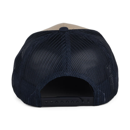 Casquette Trucker Rival Stamp NetPlus MP sable-bleu marine délavé BRIXTON