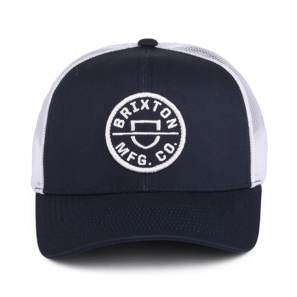 Casquette Trucker Crest NetPlus MP bleu marine-blanc BRIXTON