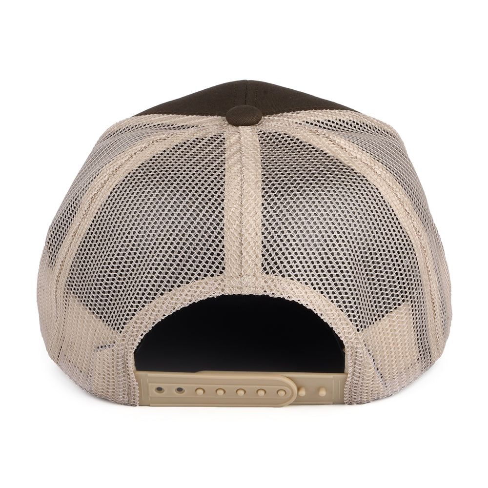 Casquette Trucker Crest NetPlus MP marron clair-sable BRIXTON