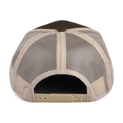 Casquette Trucker Crest NetPlus MP marron clair-sable BRIXTON