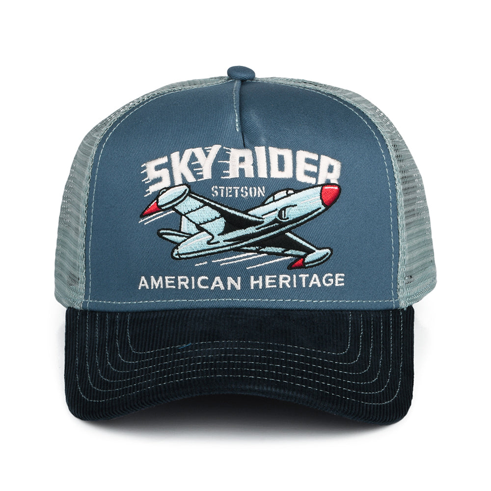 Casquette Trucker Sky Rider bleu-bleu marine STETSON
